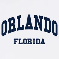 ORLANDO Florida Throwback Design Golf Towel