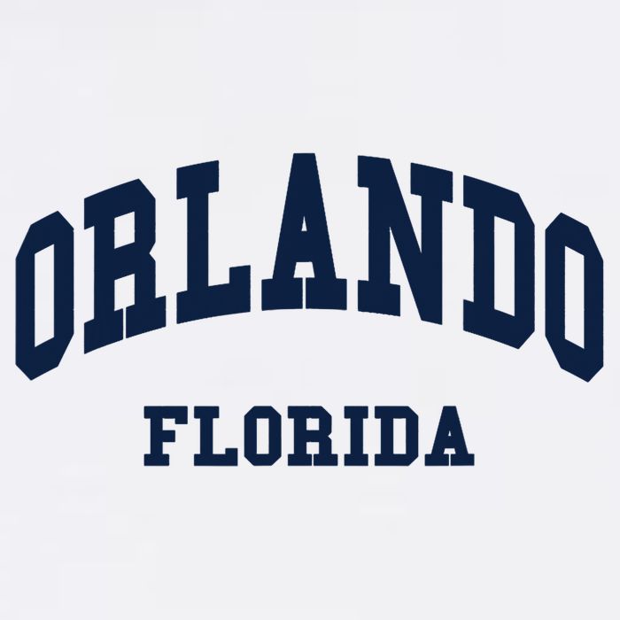 ORLANDO Florida Throwback Design Golf Towel