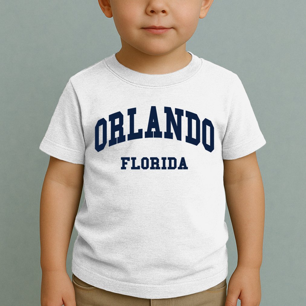 ORLANDO Florida Throwback Design Toddler T-Shirt