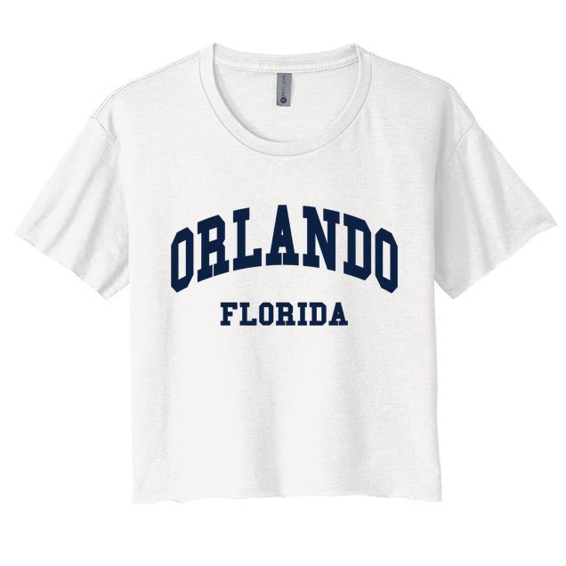 ORLANDO Florida Throwback Design Crop Top