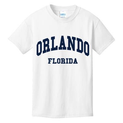 ORLANDO Florida Throwback Design Kids T-Shirt