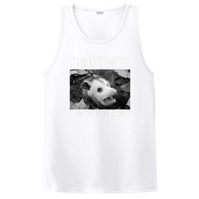 Opossum Funny Think Twice I Don't Even Think Once Possum PosiCharge Competitor Tank