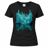 Outdoor Forest Trees Reflection Wildlife Nature Women's T-Shirt