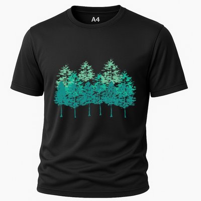 Outdoors Forest Trees Wildlife Nature Forest Cooling Performance Crew T-Shirt