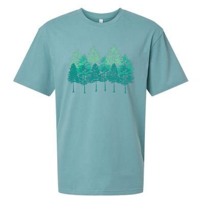 Outdoors Forest Trees Wildlife Nature Forest Sueded Cloud Jersey T-Shirt