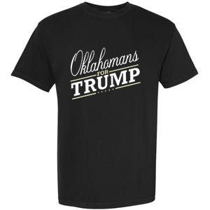 Oklahoma For Trump 2024 Second President Election Garment-Dyed Heavyweight T-Shirt