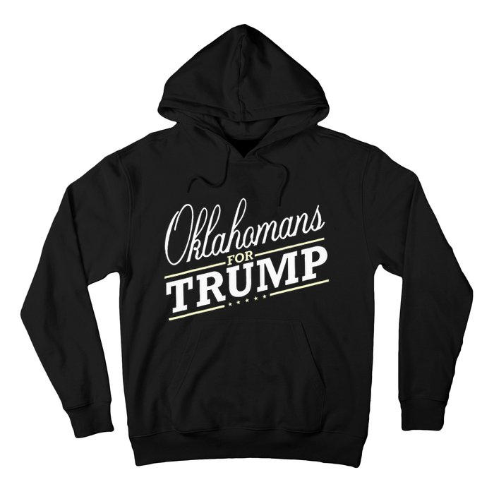 Oklahoma For Trump 2024 Second President Election Hoodie