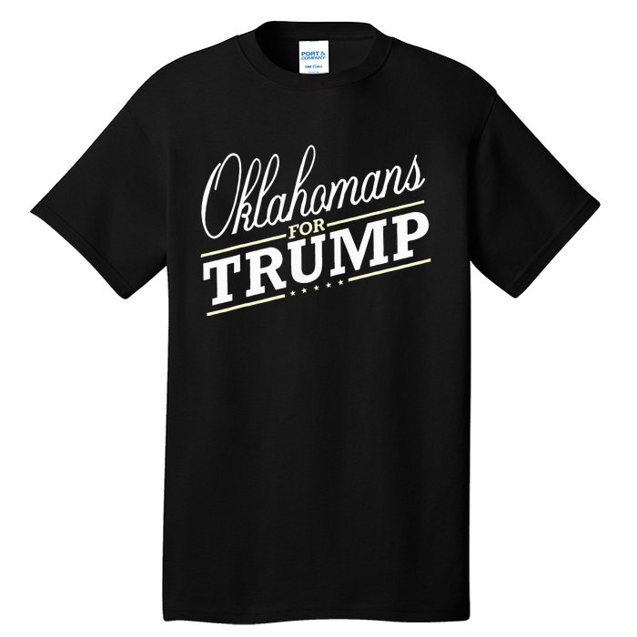 Oklahoma For Trump 2024 Second President Election Tall T-Shirt