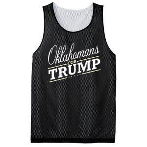 Oklahoma For Trump 2024 Second President Election Mesh Reversible Basketball Jersey Tank