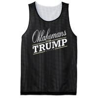 Oklahoma For Trump 2024 Second President Election Mesh Reversible Basketball Jersey Tank