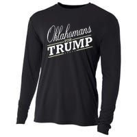 Oklahoma For Trump 2024 Second President Election Cooling Performance Long Sleeve Crew