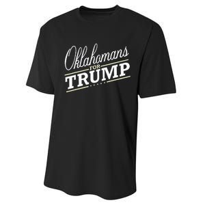 Oklahoma For Trump 2024 Second President Election Performance Sprint T-Shirt