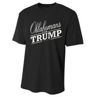 Oklahoma For Trump 2024 Second President Election Performance Sprint T-Shirt