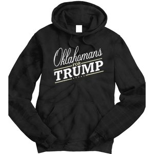 Oklahoma For Trump 2024 Second President Election Tie Dye Hoodie