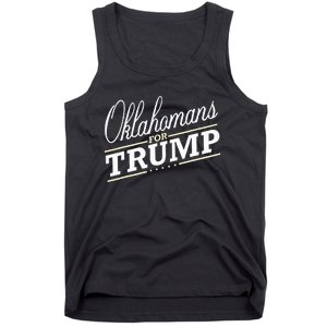 Oklahoma For Trump 2024 Second President Election Tank Top