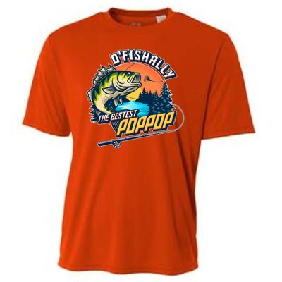 O Fishally The Bestest PopPop Cooling Performance Crew T-Shirt