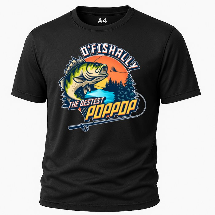 O Fishally The Bestest PopPop Performance Shirt