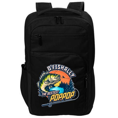 O Fishally The Bestest PopPop Impact Tech Backpack