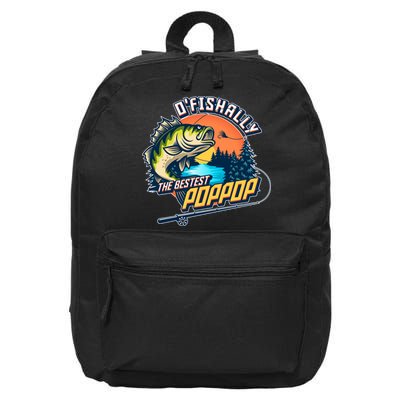 O Fishally The Bestest PopPop 16 in Basic Backpack