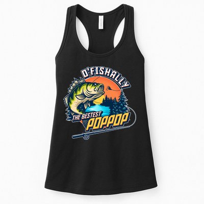 O Fishally The Bestest PopPop Womens Tank Top
