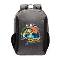 O Fishally The Bestest PopPop Vector Backpack