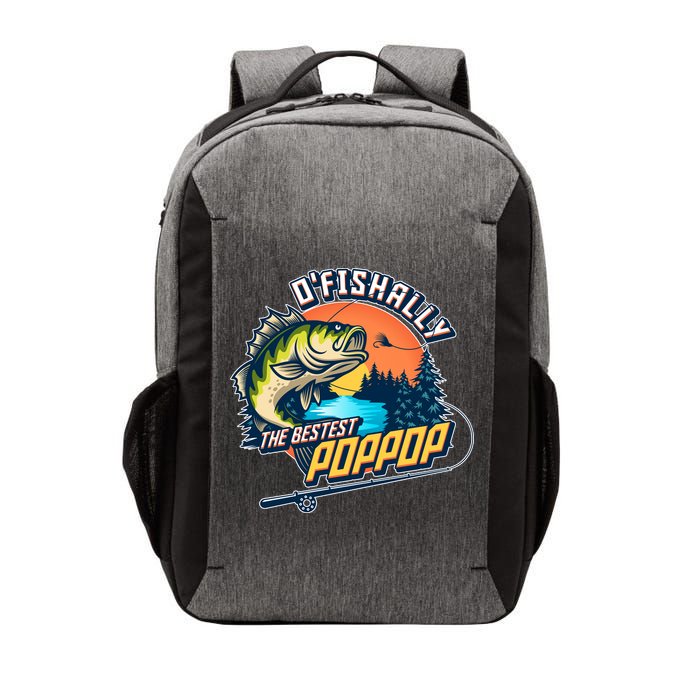 O Fishally The Bestest PopPop Vector Backpack