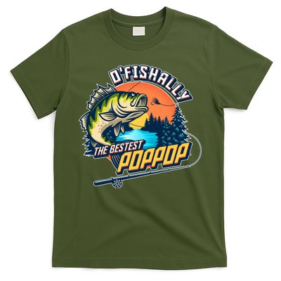 O Fishally The Bestest PopPop T-Shirt