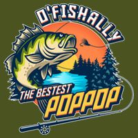 O Fishally The Bestest PopPop T-Shirt