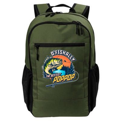 O Fishally The Bestest PopPop Daily Commute Backpack