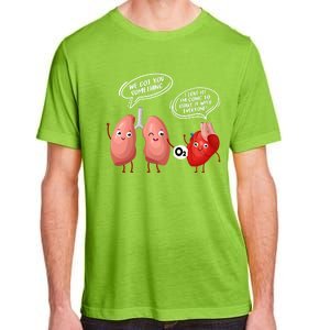 Oxygen For The Heart Lungs Doctor Gift Adult ChromaSoft Performance T-Shirt