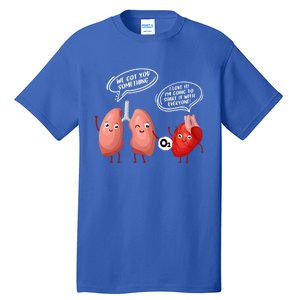 Oxygen For The Heart Lungs Doctor Gift Tall T-Shirt