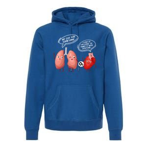 Oxygen For The Heart Lungs Doctor Gift Premium Hoodie