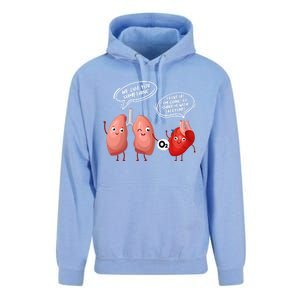 Oxygen For The Heart Lungs Doctor Gift Unisex Surf Hoodie