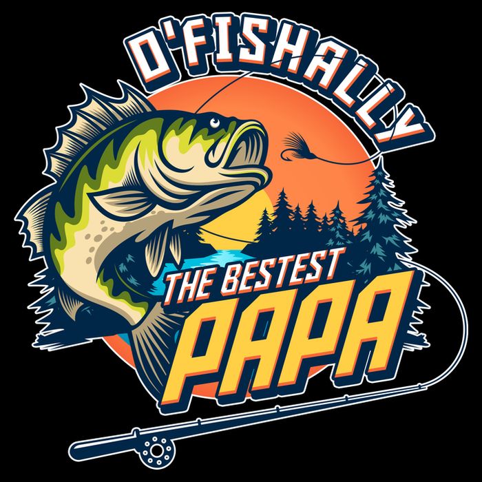 O Fishally The Bestest Papa Zip Tote Bag