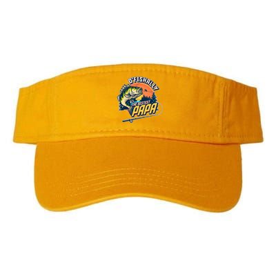 O Fishally The Bestest Papa Visor