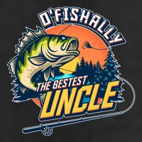 O Fishally The Bestest Uncle Adult Drive Performance Visor