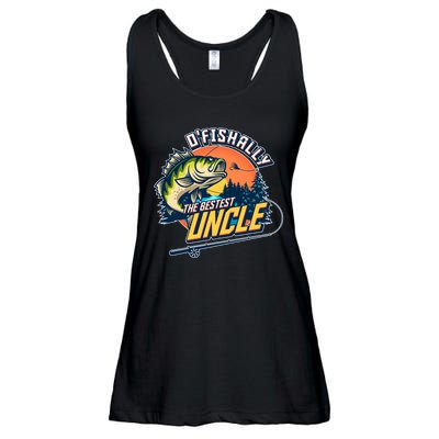 O Fishally The Bestest Uncle Ladies Essential Flowy Tank