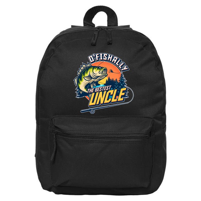 O Fishally The Bestest Uncle 16 in Basic Backpack