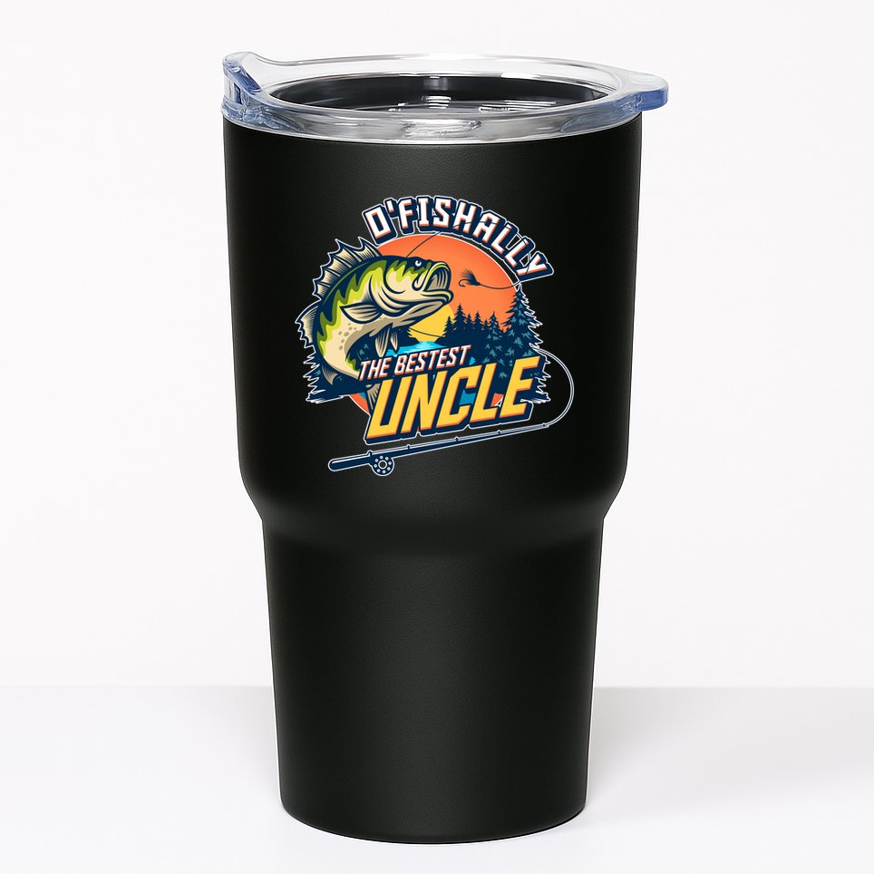O Fishally The Bestest Uncle Tumbler