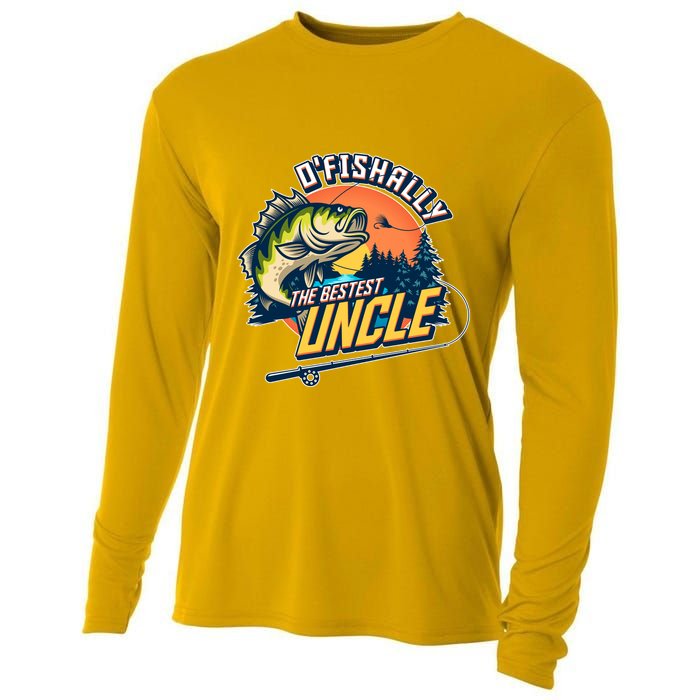 O Fishally The Bestest Uncle Cooling Performance Long Sleeve Crew