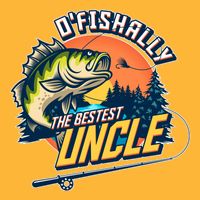 O Fishally The Bestest Uncle Cooling Performance Long Sleeve Crew