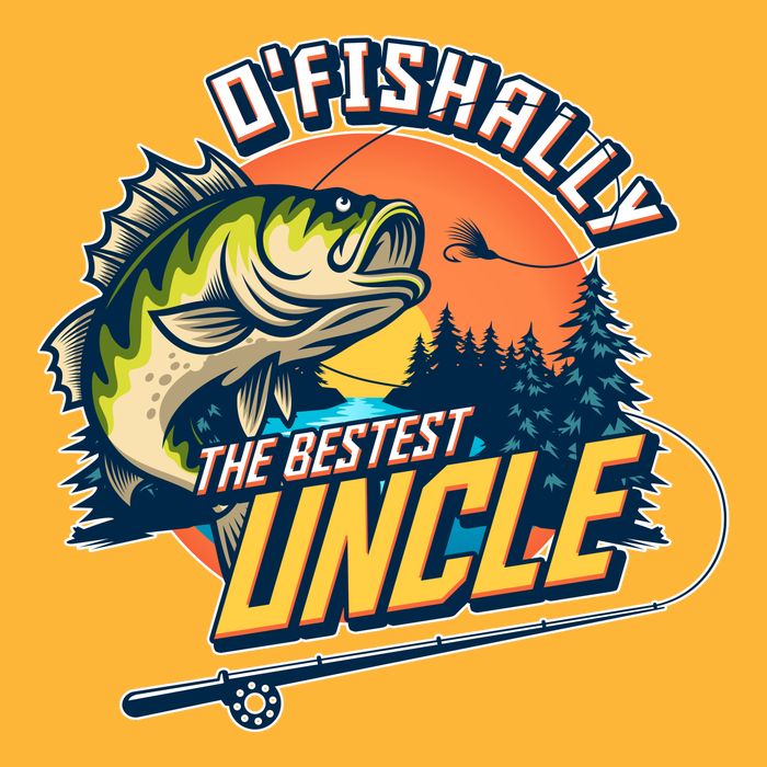 O Fishally The Bestest Uncle Cooling Performance Long Sleeve Crew