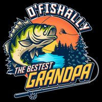 O Fishally The Bestest Grandpa Mesh Reversible Basketball Jersey Tank