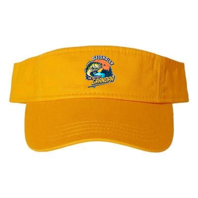 O Fishally The Bestest Grandpa Valucap Bio-Washed Visor