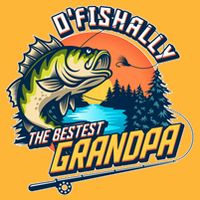 O Fishally The Bestest Grandpa Visor