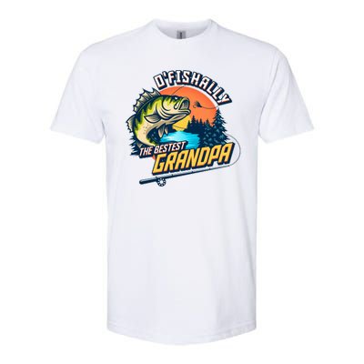 O Fishally The Bestest Grandpa Softstyle CVC T-Shirt