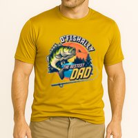 O Fishally The Bestest Dad Cooling Performance Crew T-Shirt
