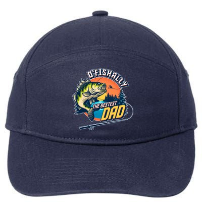 O Fishally The Bestest Dad 7-Panel Snapback Hat