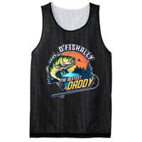 O Fishally The Bestest Daddy Mesh Reversible Basketball Jersey Tank