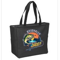 O Fishally The Bestest Daddy Zip Tote Bag